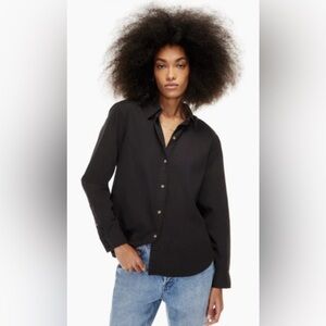 Aritzia Denim Forum The Jane Longsleeve Shirt